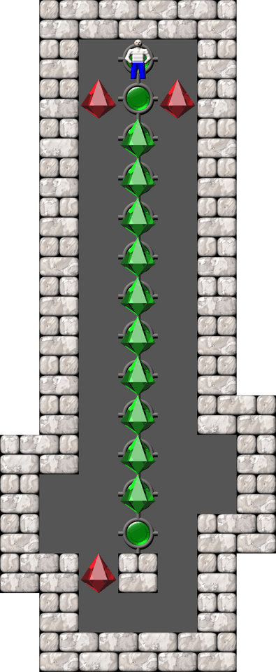 Sokoban Fibonacci Challenge level 9